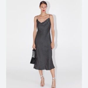 Black and White Polka Dot Dress